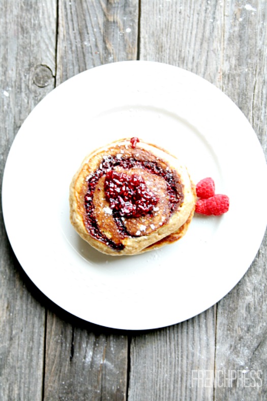 20 pancake recipes raspberry swirl pancakes