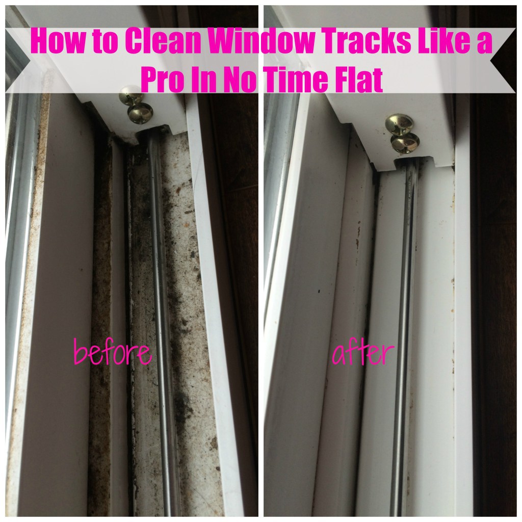 how to clean your window tracks