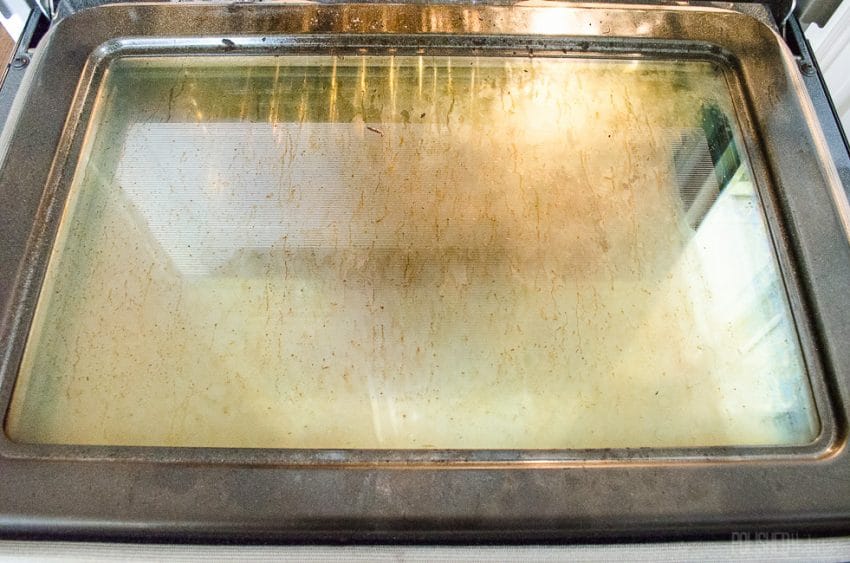 clean your oven glass