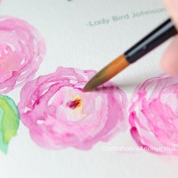 Spring Quote with Watercolor Flowers
