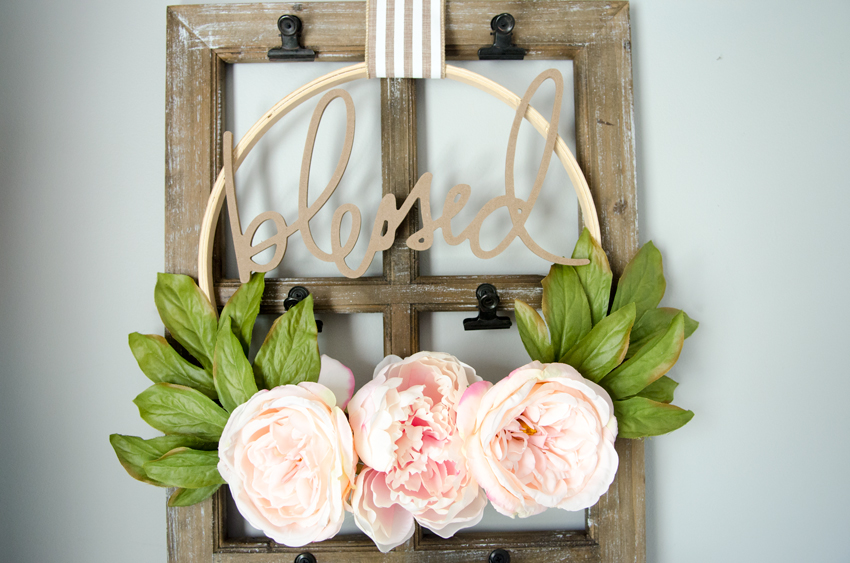 How to make DIY Embroidery hoop wreath