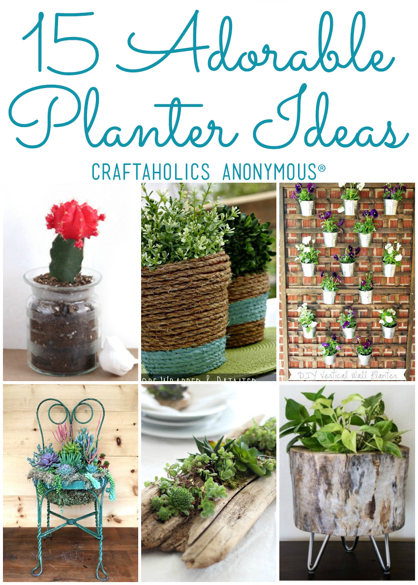 15 Adorable DIY Planter Ideas