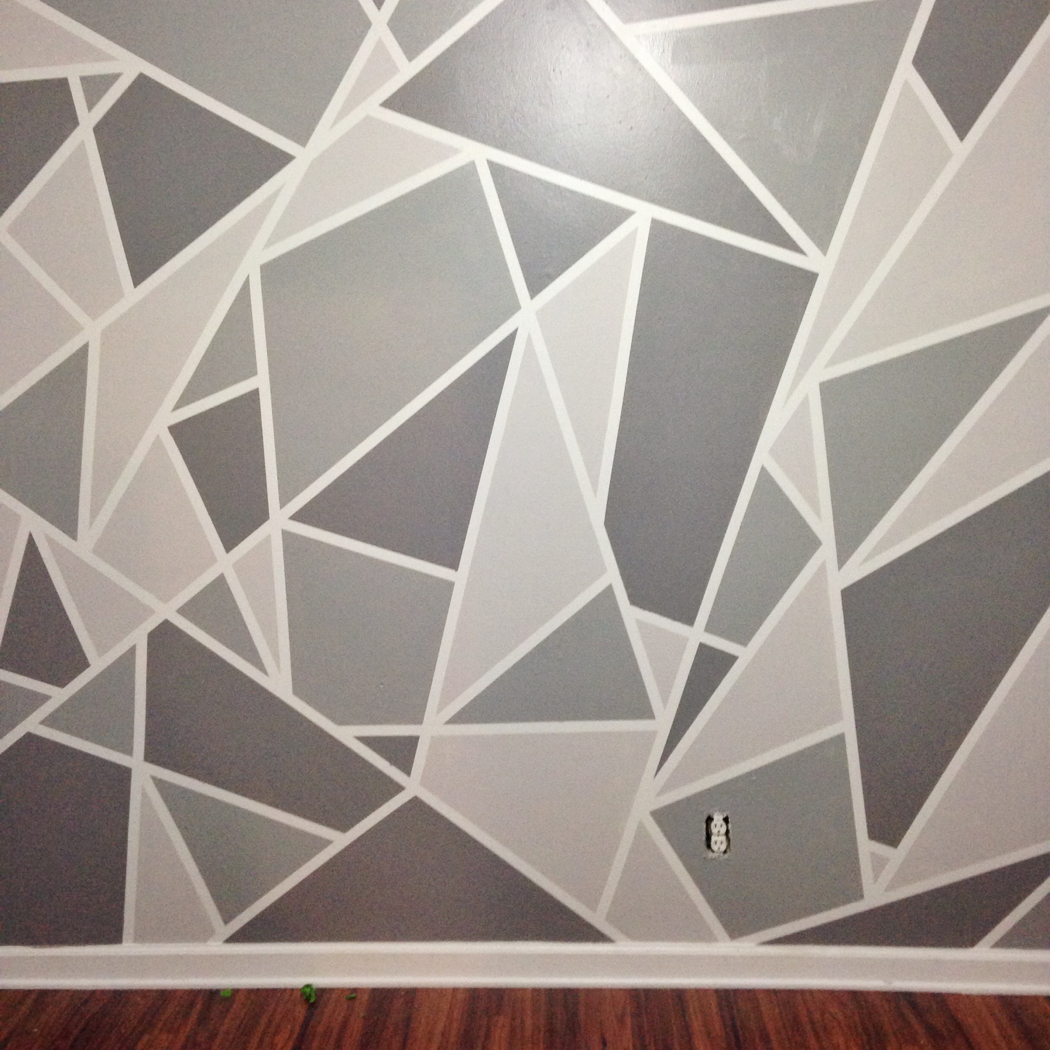 faux wallpaper DIYs