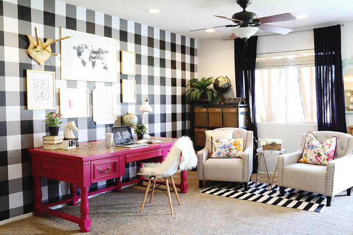 faux wallpaper DIYs