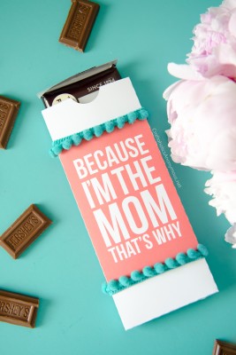 Pom Pom Mother’s Day Chocolate Bar Sleeves
