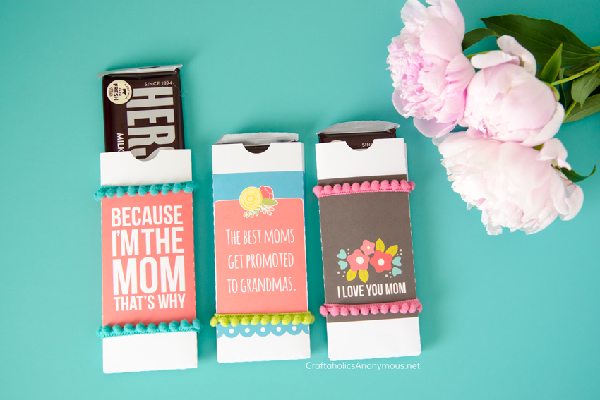 DIY Mother's Day Chocolate Bar gift idea / craft