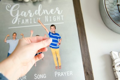 DIY Family Home Evening Board