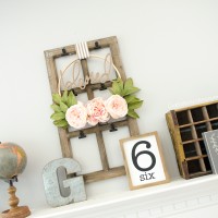 farmhouse mantel