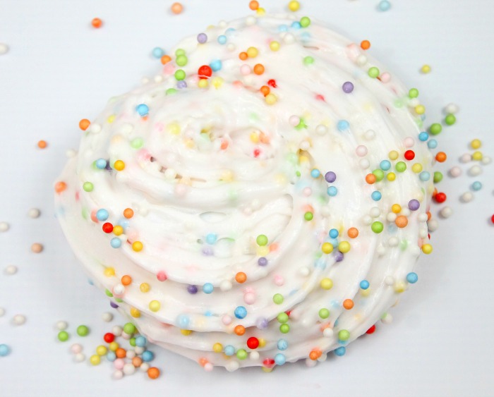 Birthday Cake Confetti Slime