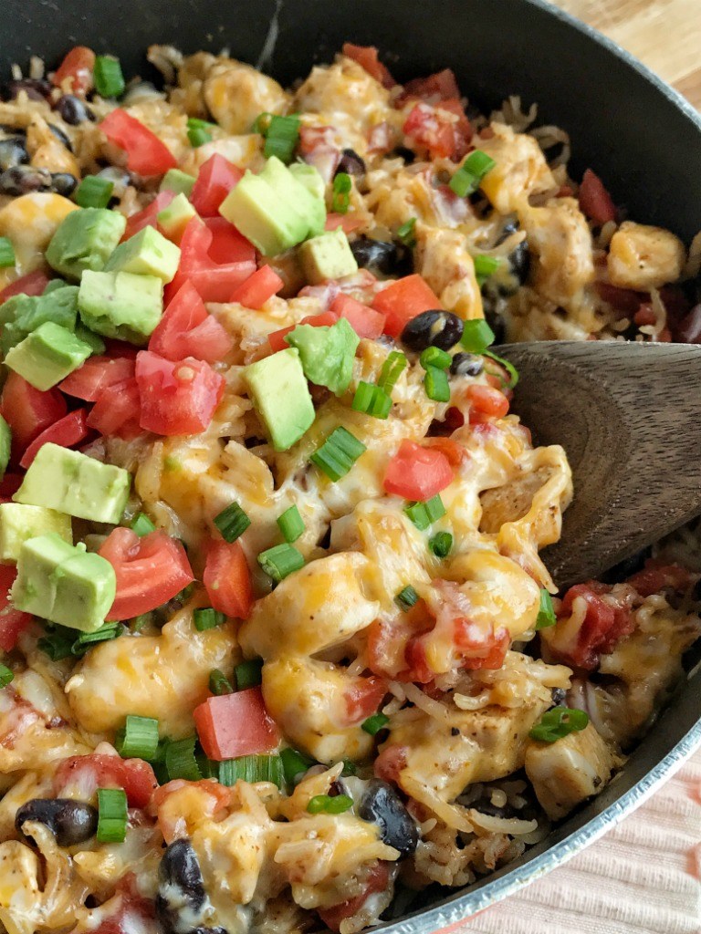 Chicken Burrito Skillet