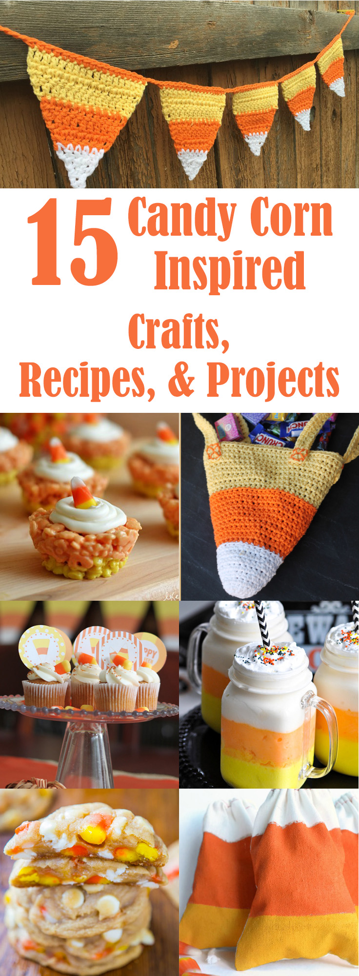 Candy Corn Inspired Projects, Crafts, and Recipes