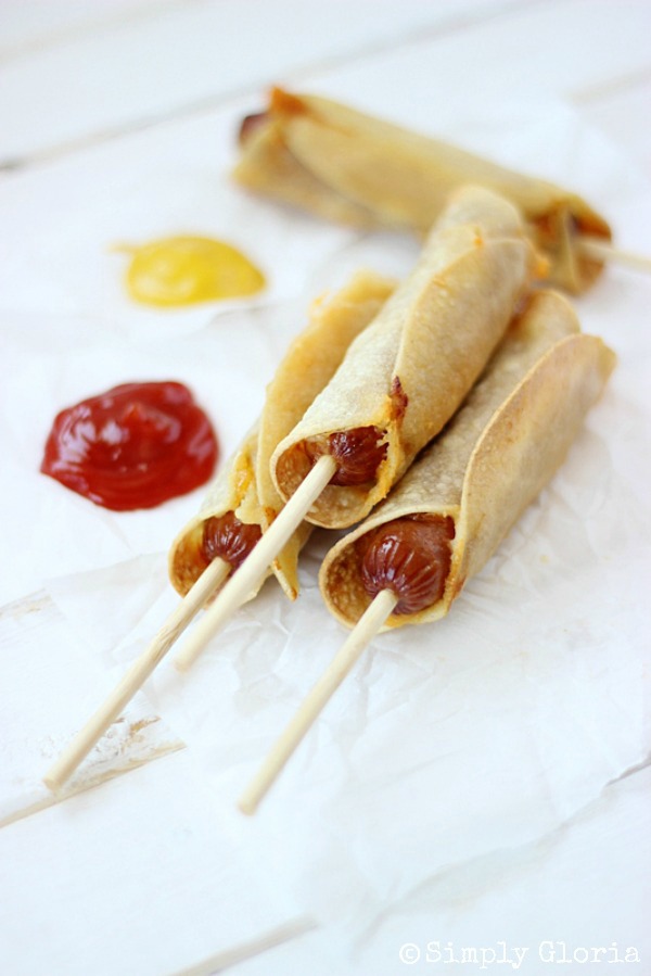 Cheesy Hot Dog Roll Ups