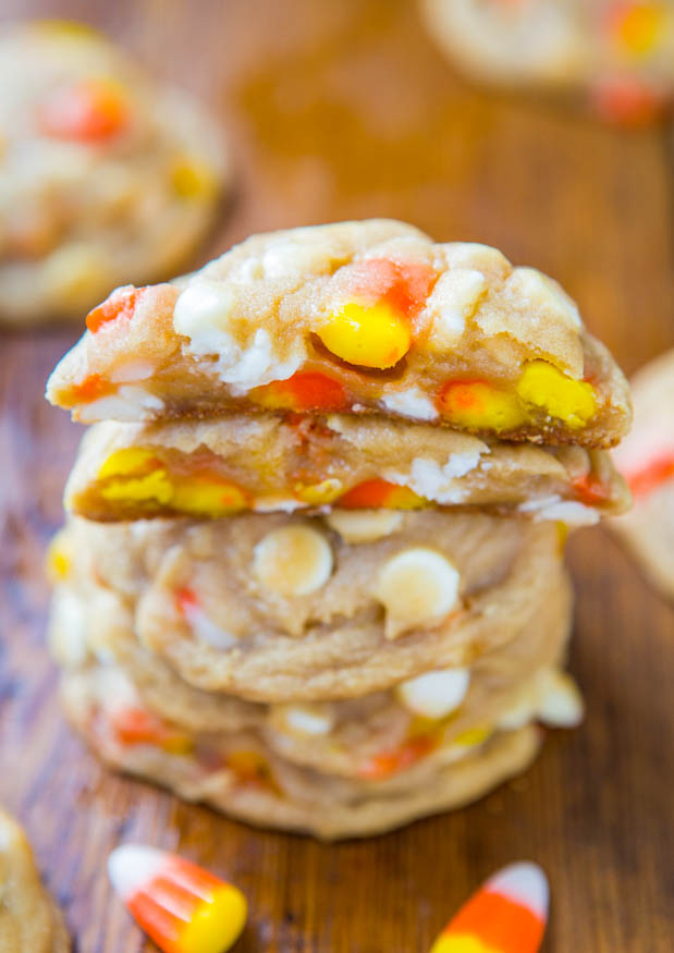 Candy Corn Soft Batch Cookies