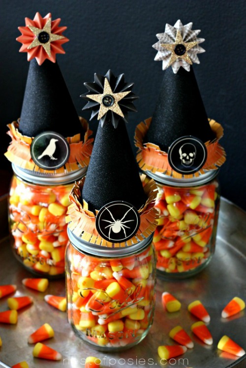 Candy Corn Witches Vitamins from Nest of Posies