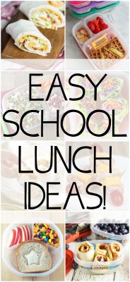 Easy School Lunch Ideas