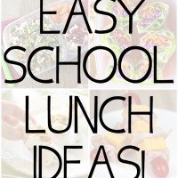 Easy School Lunch Ideas