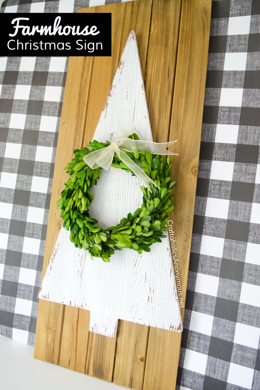 Farmhouse Christmas Sign DIY - EASY to make!! Farmhouse Christmas Sign DIY - EASY to make!!