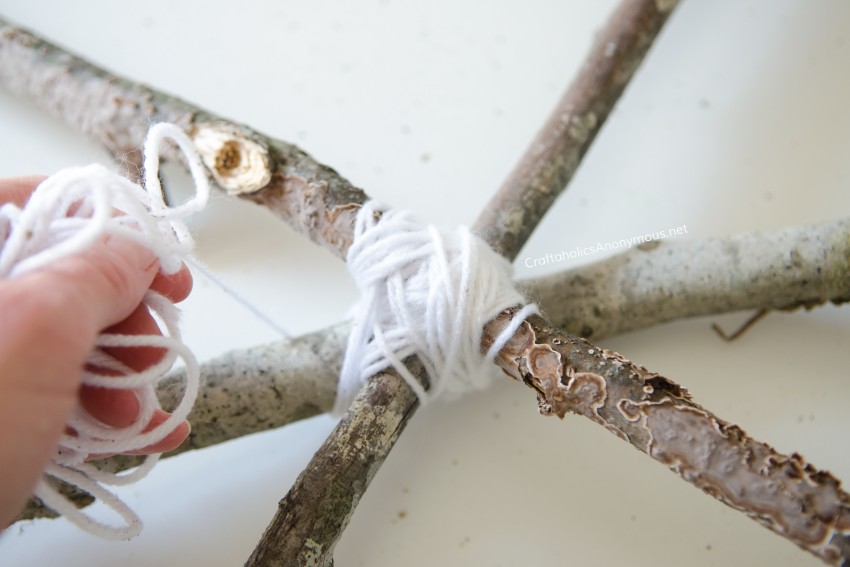 DIY Spider web craft idea