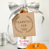 Thanksgiving Hostess Gift with Free Printable