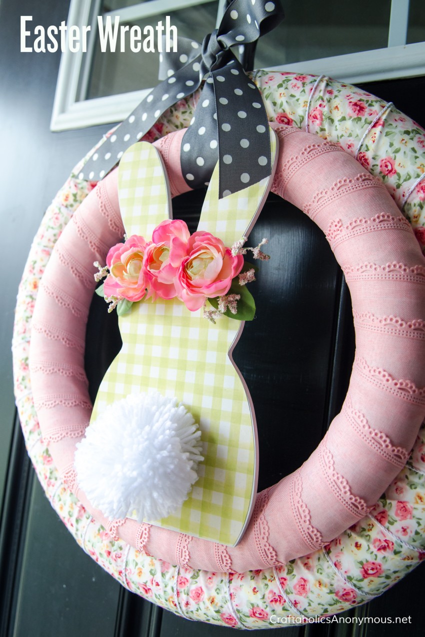 Easter Wreath tutorial DIY