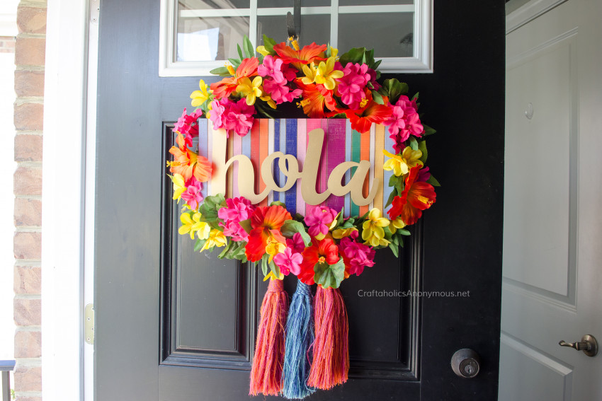 Summer Fiesta Wreath DIY