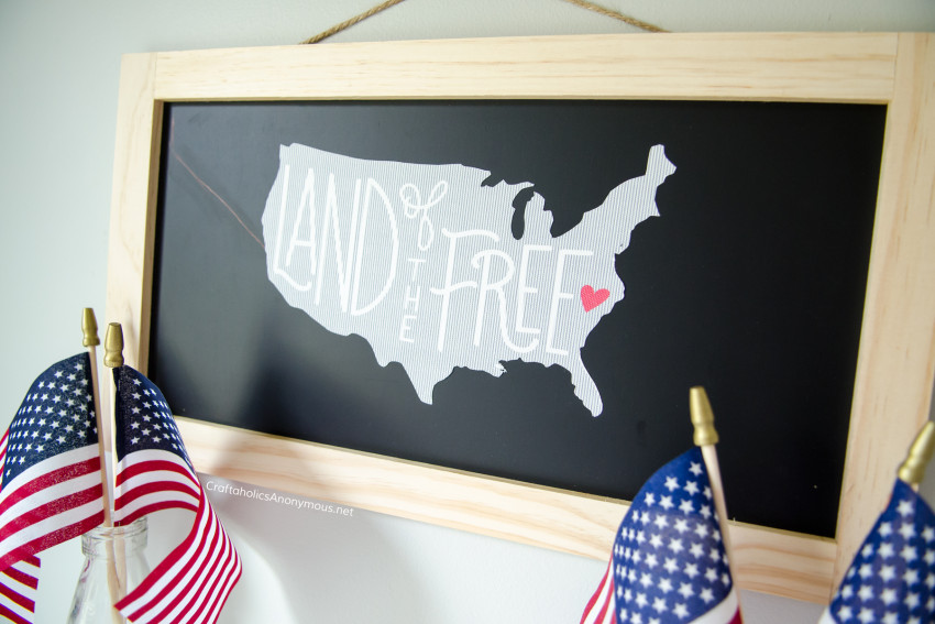 4th of July DIY Decor idea Tutorial