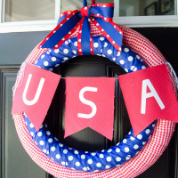 4th of July Wreath DIY tutorial