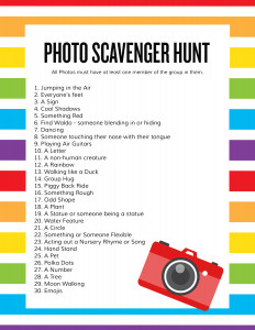 photo scavenger hunt