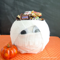 Halloween Mummy Candy Bowl