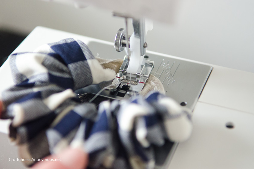 How to sew scrunchies tutorial DIY 